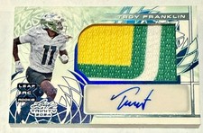 2024 Leaf Trinity Troy Franklin Rookie Patch Auto 37/49 Card # PA-TF1