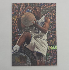 Fleer 1995-96 Fleer Metal Rookie Base Set Tyus Edney #186 Kings NBA Card. rookie card picture