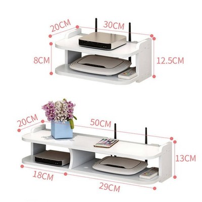 Platzsparendes Wandregal für Set Top Box Router Gamer Konsole und mehr