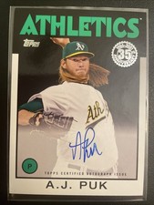 2021 Topps - 1986 Topps Baseball Autographs A.J. Puk #86A-AP (AU)