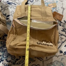 2 Vintage Travel Bag Carry On Luggage Tan Can...