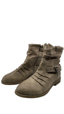 Jane Klain Damen Stiefeletten, Gr. 39, Taupe
