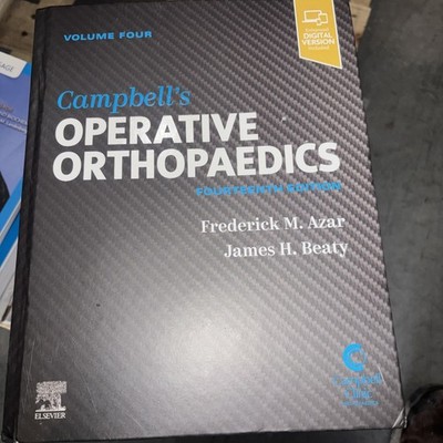 Campbell's Operative Orthopaedics, 4-Volume Set by S. Terry Canale