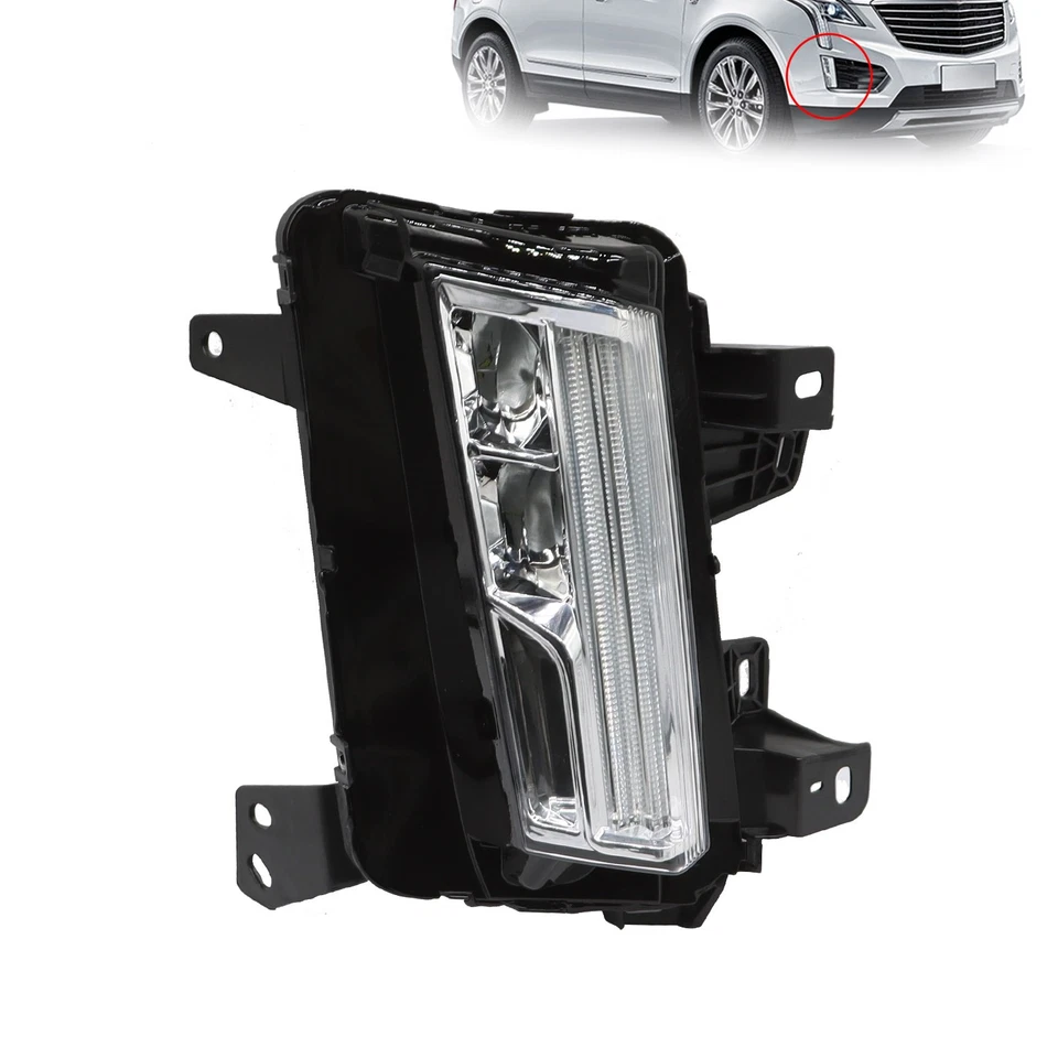 For Cadillac XT5 2017-2020 LED DRL Cornering Lamp Fog Light Right Passenger Side Foto 3 de 4