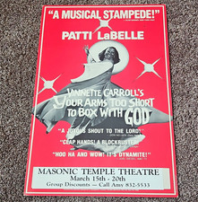 Your Arms Too Short To Box With God Window Card Poster Patti Labelle Carroll Your Arms Too Short To Box With God Window Card Poster Patti Labelle Carroll