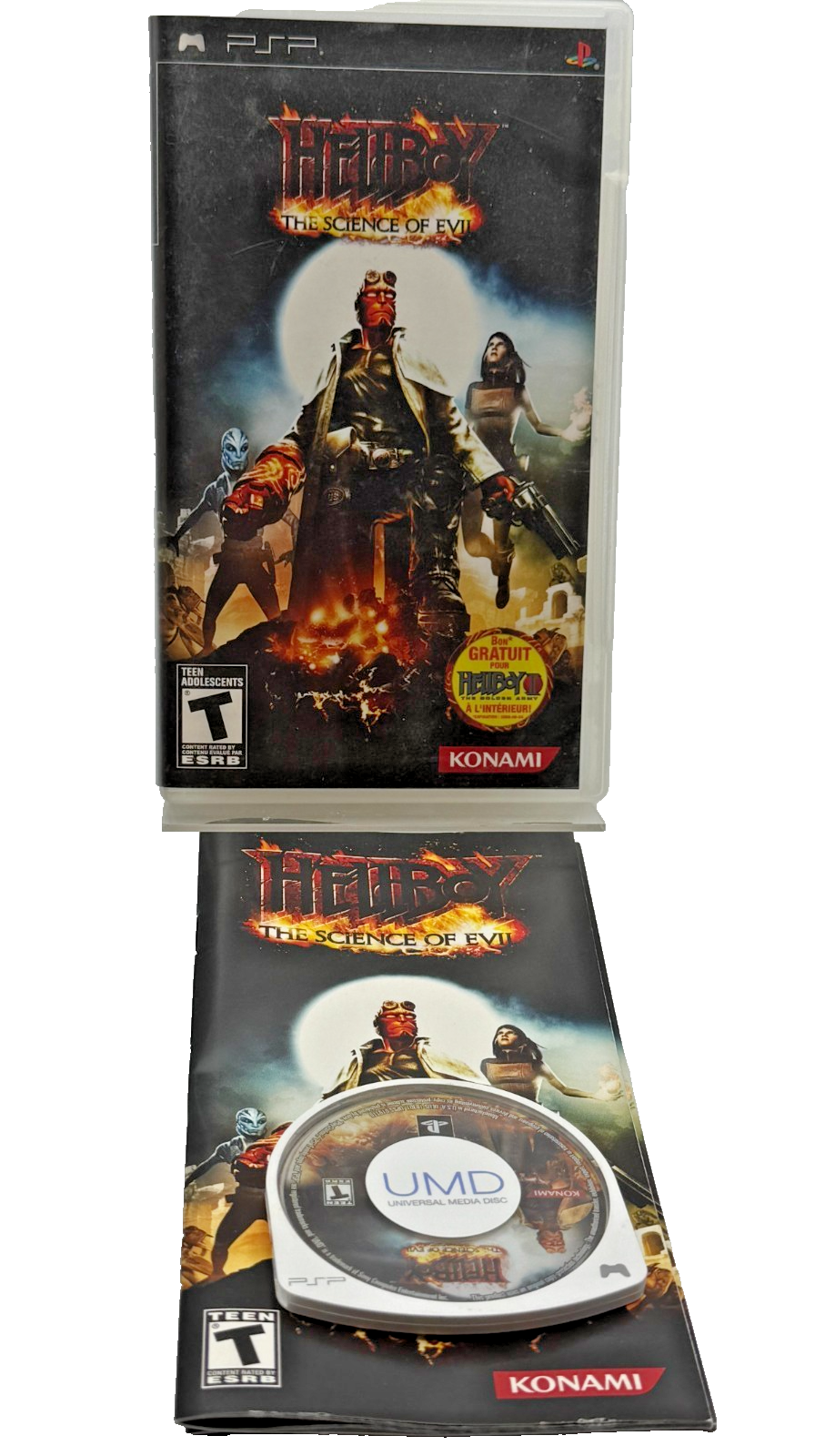 UMD Video HELLBOY Director's Cut Pour PSP - Version PAL Française - Bon état