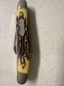 Vintage Schrade USA Uncle Henry 897UH Stockman Folding Knife 3 Blade