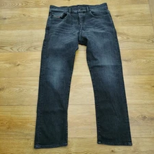 Diesel D Viker Jeans Mens W36 L32 Grey Regular Fit Straight Leg Stretch 09B42