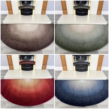 Semi Circle Rugs Hearth Carpets Sunburst Design Mats Modern Cheap UK