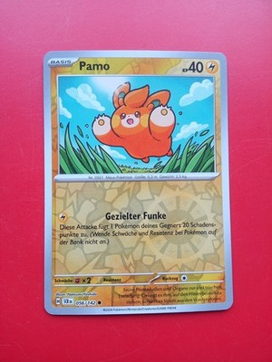 Pokemon Pamo 2024 German 056/142 Holo