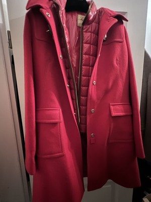 Jacke mit Steppweste Fay Gr L rot neuwertig NP 1890,-