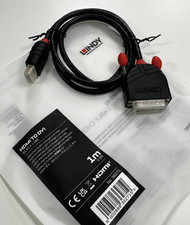 Lindy HDMI to DVI-D Cable (Black), 1m - 36271