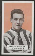 B.A.T.-FAMOUS FOOTBALLERS 1925 (SET 3)-#35- SUNDERLAND - ALFRED MCINROY