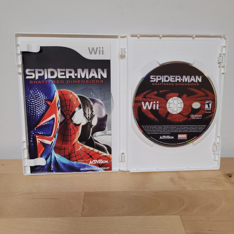 Spider-Man Shattered Dimensions Nintendo Wii Game Complete CIB Activision Marvel - Image 3 of 3