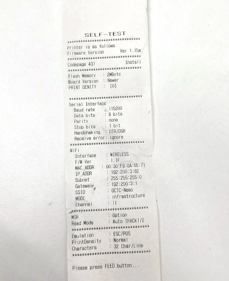 Citizen America CMP-20 Portable Receipt Printer Wireless - Image 4 of 4