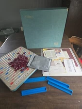 SCRABBLE DELUXE Edition w/Turntable Complete 1977 Selchow& Righter Vintage Set