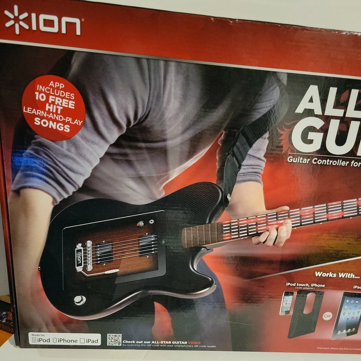 ION All Star Electronic Guitar Controller System NEW IN BOX for iPod iPad iPhone