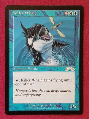 Magic The Gathering EXODUS KILLER WHALE blue card MTG | eBay