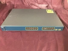 Cisco Catalyst WS-C3560-24PS-S 24-Port 10/100 Fast Ethernet Switch w/ Power Cord