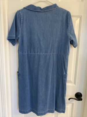 NWT Fat Face Cora Denim Dress Size US