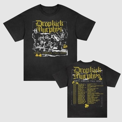 Hot Dropkick Murphys T-Shirt Murphys Band Shirt Unisex Short Sleeve T-Shirt