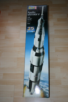 REVELL 4805 (1994) Mondrakete Saturn V - 1:96!!! Vintage Moon Rocket - OVP -