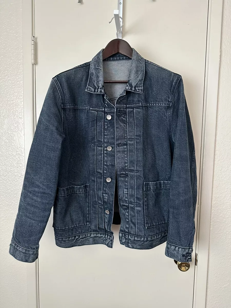 Levi s Made Crafted Type 2 Trucker Jacket Blue Medium Sample