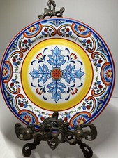 Euro Ceramica Zanzibar Collection Vibrant Earthenware Salad plate