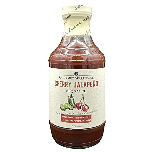 Almacén Gourmet Cereza Jalapenó Salsa Barbacoa 4 Botellas Red Wt. 16 FL OZ (473 ml) - Imagen 2 de 6