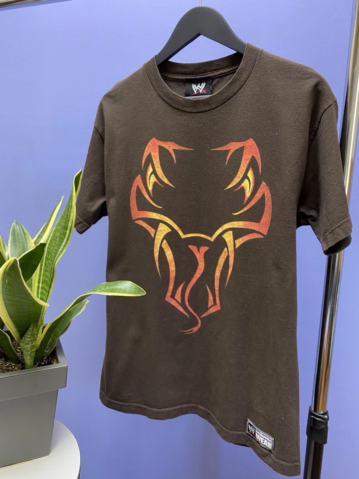 Camiseta de Lucha Libre Vintage 2008 WWE Randy Orton RKO Talla M Marrón  Foto 2 de 4