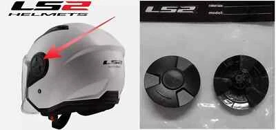 OF616 COPPIA TAPPI / GANCI ATTACCO VISIERA CASCO LS2 AIRFLOW II