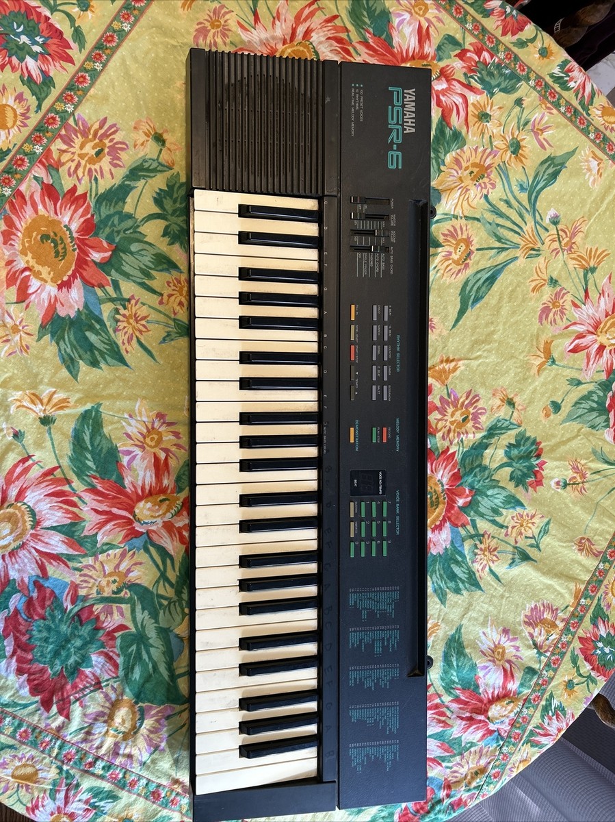 【動作品】YAMAHA PSR-6 100音色 リズム 内蔵 アダプター付き 動作品】YAMAHA PSR-6 100音色 リズム 内蔵 アダプター付き