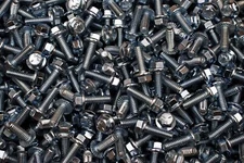 (300) Grade 5 Hex Head 1/4-20 x 3/4 Serrated Flange Bolts Cap Screws Zinc