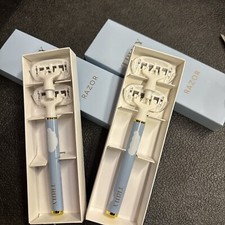 2 PACK   Truly Beauty Brand Ladies Shaving Shaver Razor 5 blade with extra blade