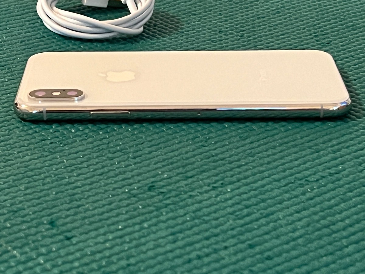 Apple iPhone X - 256GB - Silver (Unlocked) A1865 (CDMA + GSM) | eBay