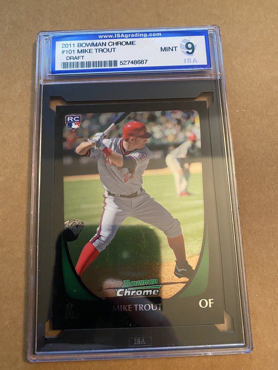 mike trout graded rookie card Amazon.com: PSA 10 MIKE TROUT 2010 CEDAR RAPIDS ROOKIE CARD GRADED PSA GEM  MINT 10 ANGELS 3 TIME MVP SUPERSTAR : Collectibles & Fine Art