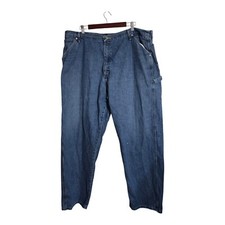 Wrangler Jeans Men 42x32 Blue Carpenter Workwear Gorpcore Construction 94LSWDV