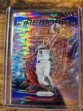 2024 WNBA Prizm Allisha Gray Fireworks Blue Pulsar Prizm /199 #6 Atlanta Dream