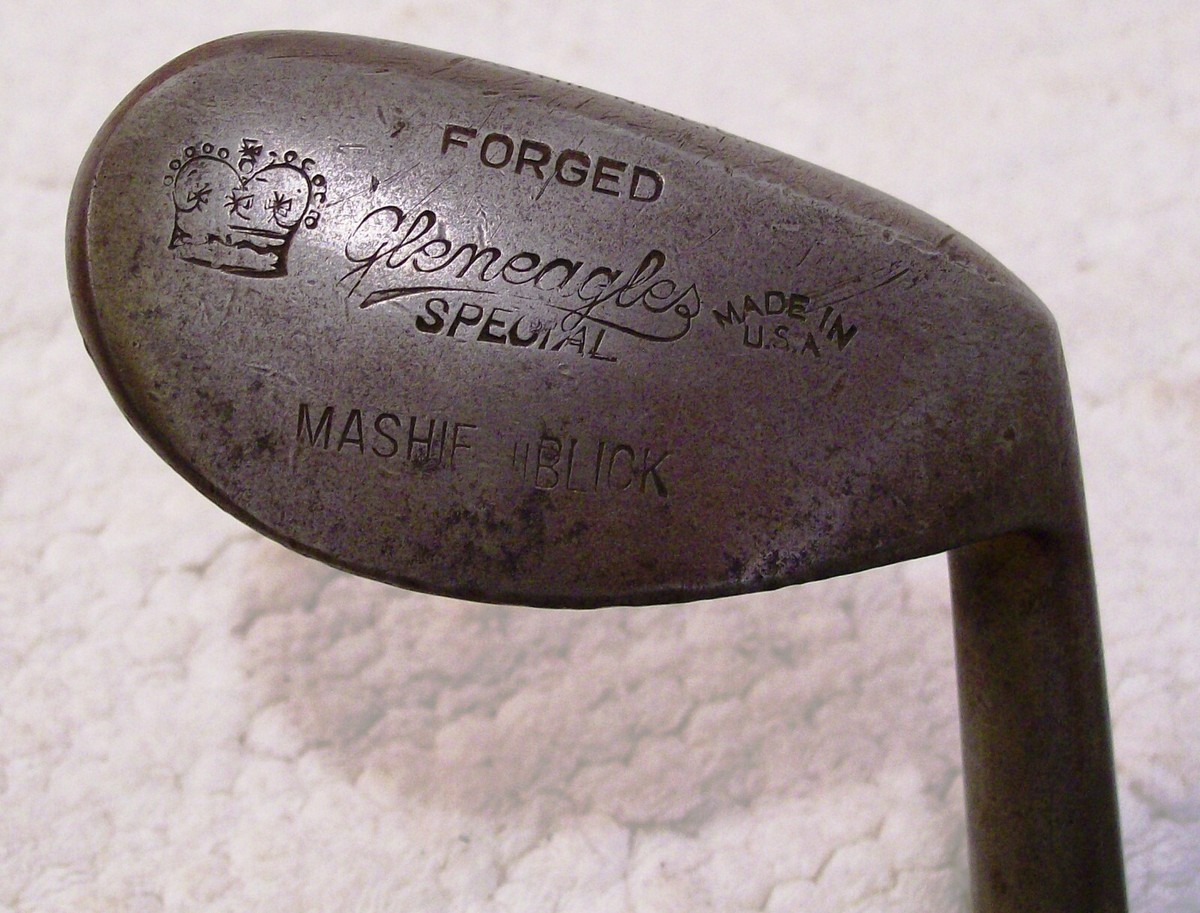 Gleneagles Special Mashie Niblick Hickory Shaft Golf Club