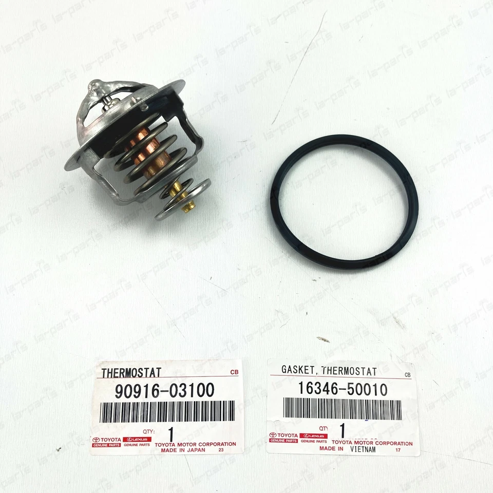 TERMOSTATO REFRIGERANTE ORIGINAL TOYOTA TUNDRA 4RUNNER V8 LEXUS GS430 SC430 CON JUNTA Foto 2 de 4