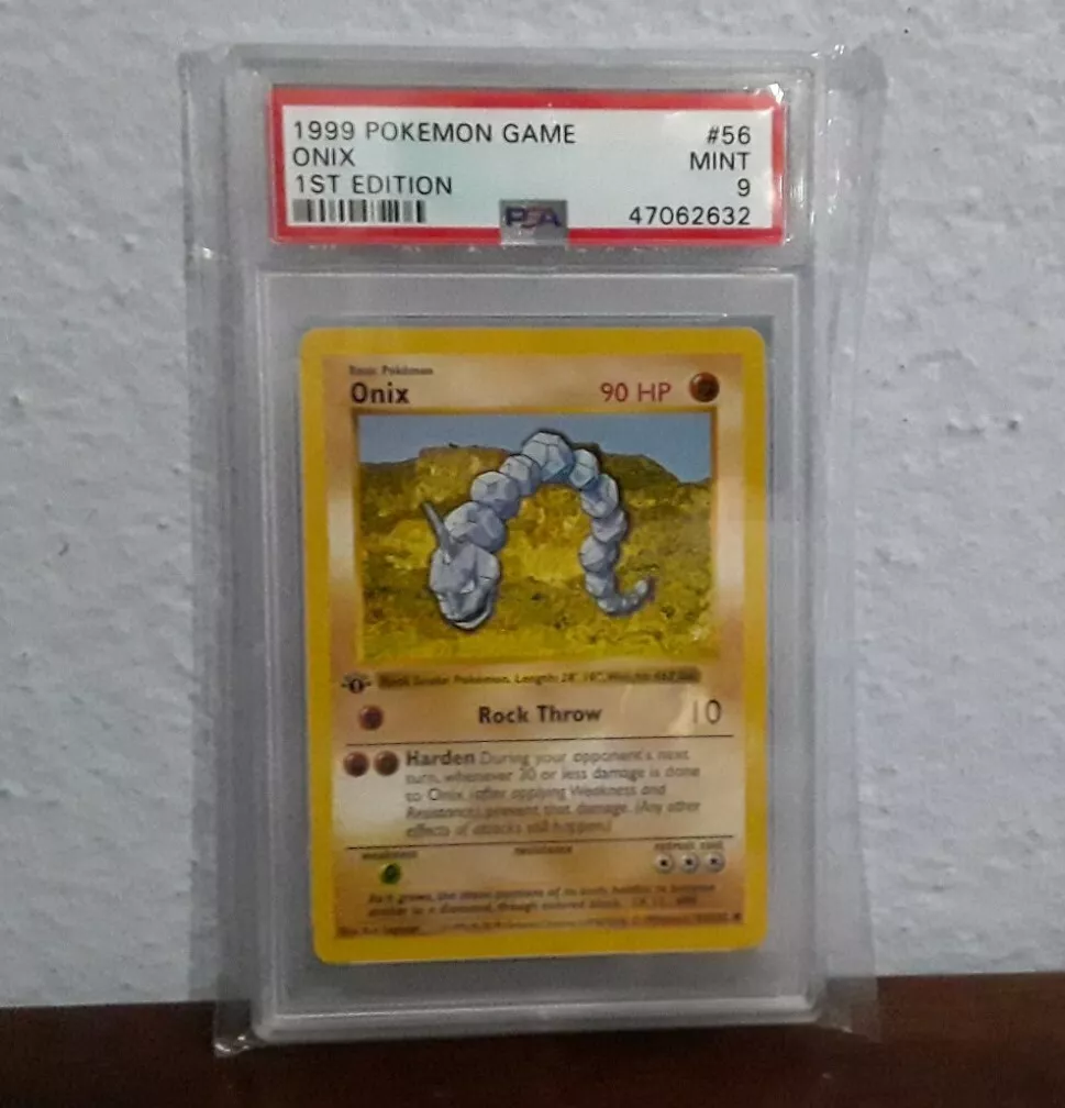 1999 Pokemon Onix - 1st Edition Shadowless