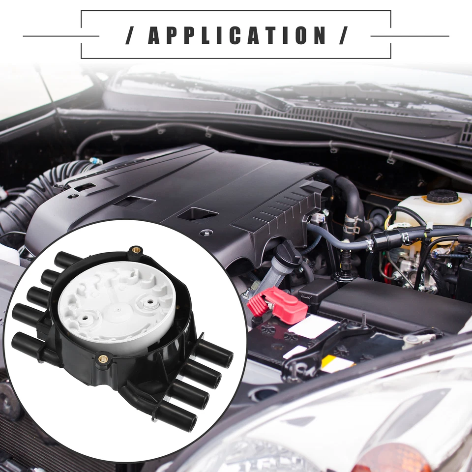 Pack de 1 para Chevrolet C1500 Juego Distribuidor de Encendido Distribuidor Tapa Rotor Kit Foto 3 de 4