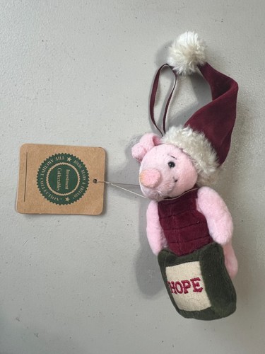 BOYDS BEARS DISNEY POOH PLUSH ORNAMENT SET OF 4 WITH BOX CHRISTMAS 1999 WOW! - Picture 6 of 17