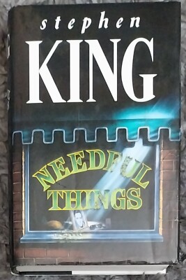 NEEDFUL THINGS book Stephen King - 1991 BCA Edition Good HB