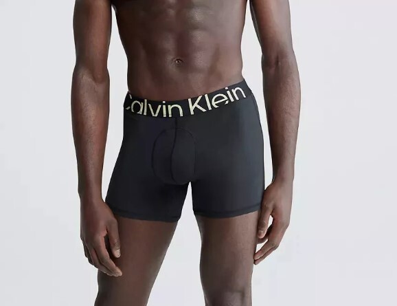 Calvin Klein Mens Black Future Shift Microfiber Boxer Brief