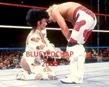 SHERRI MARTEL & SHAWN MICHAELS WRESTLER 8 X 10 WRESTLING PHOTO WWF 