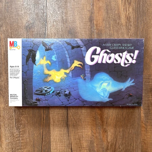 1985 Milton Bradley Ghosts! Vintage Board Game Strategy Game - Complete