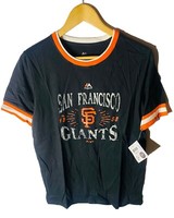 Majestic Youth San Francisco Giants T-Shirt Kurzarm, Schwarz, Xl