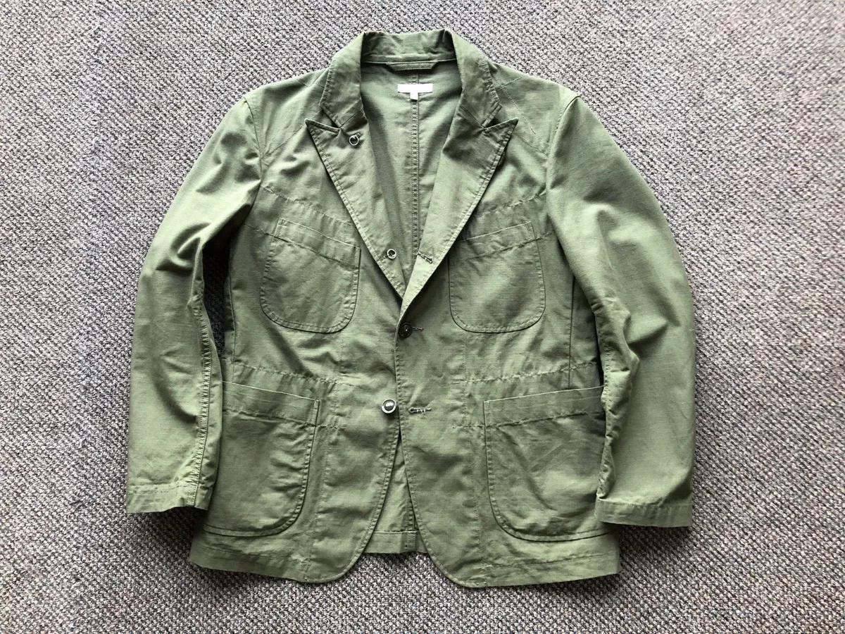 Engineered Garments Bedford Jacket Olive Ripstop, Size XS, Like New