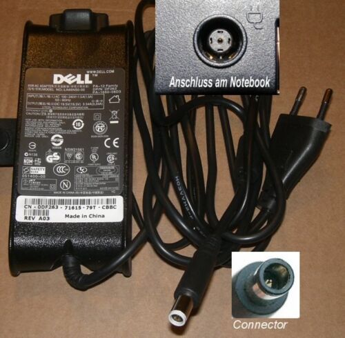 Câble de charge Dell d'origine PA-12 XPS M1210 M1330 M1530 M140 bloc d'alimentation 65 W chargeur - Photo 1/1